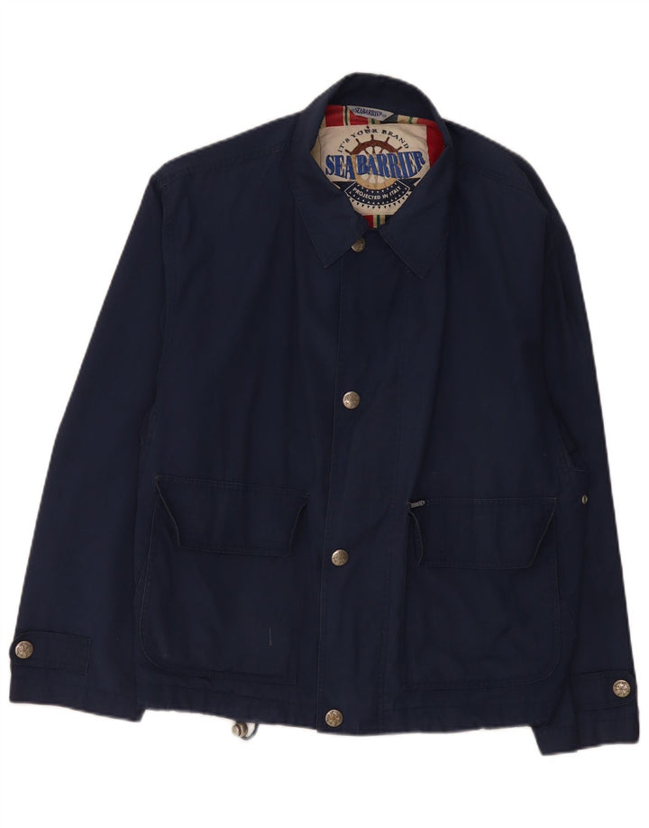 Sea Barrier Chaqueta Bomber para Hombre UK 38 Medium Azul Marino
