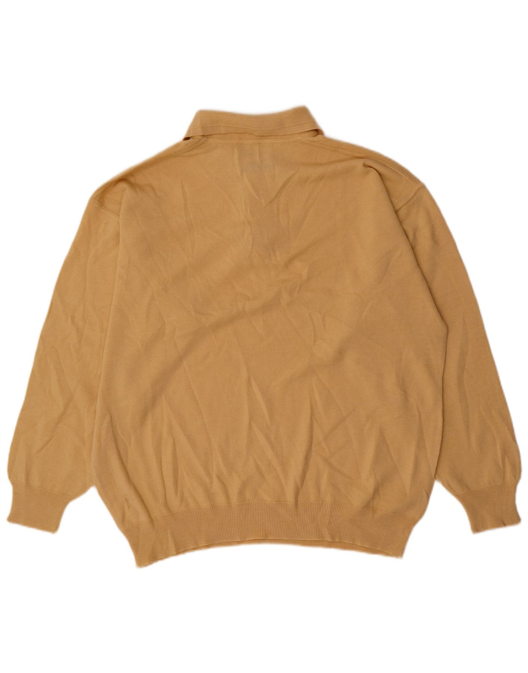 Il Granchio - Jersey con cuello tipo polo para hombre, talla grande, color beige