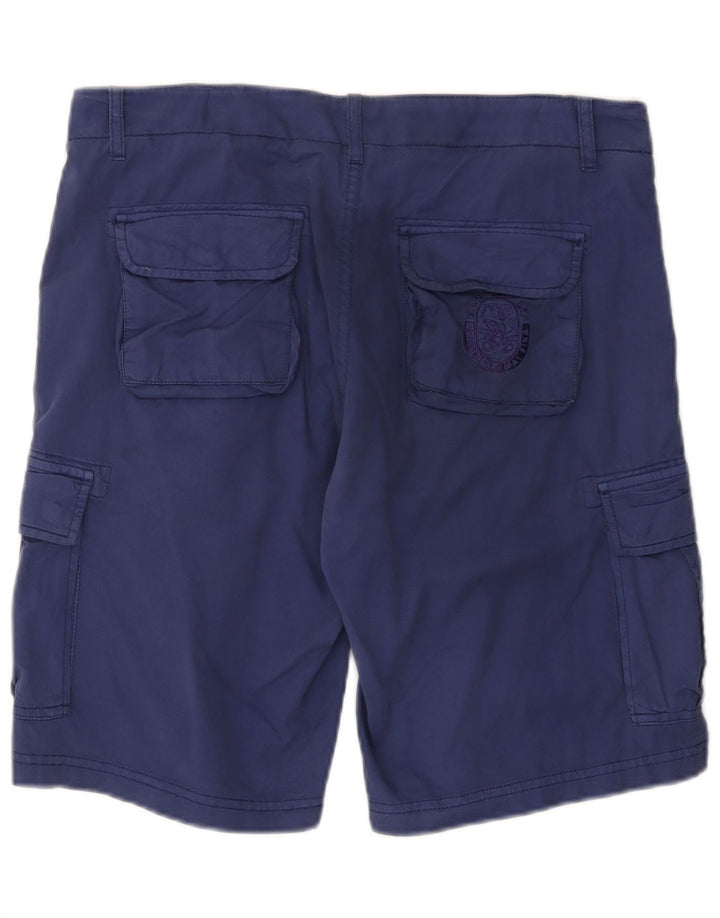 Scorpion Bay Pantalones cortos cargo para hombre W32 Algodón azul marino mediano