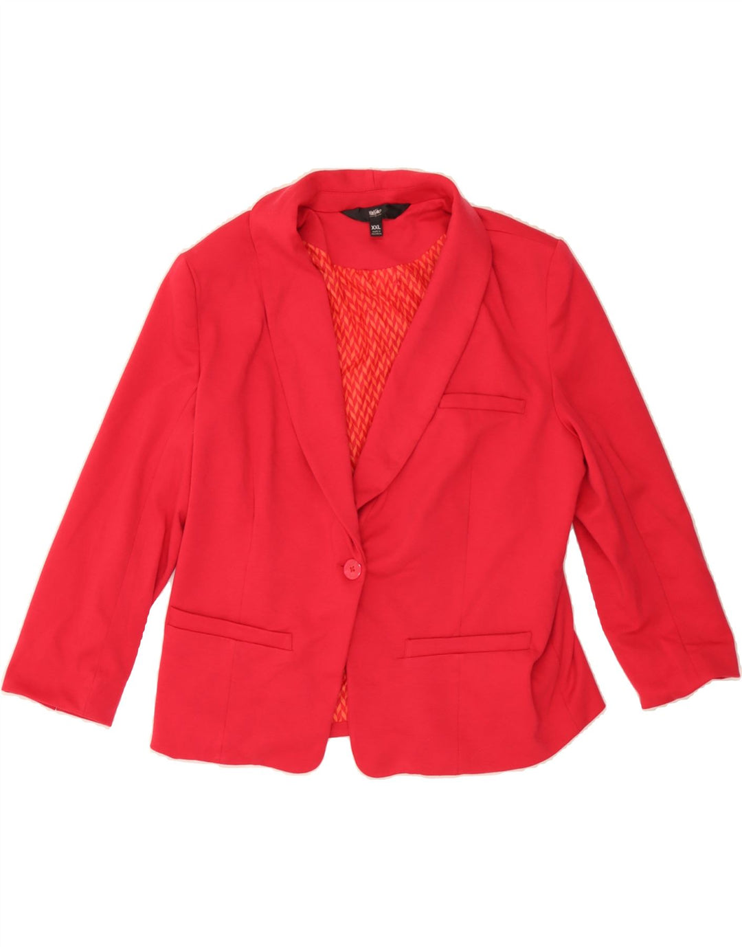 MOSSIMO Girls 1 Button Blazer Jacket 11-12 Years 2XL Pink Polyester Vintage Mossimo and Second-Hand Mossimo from Messina Hembry 