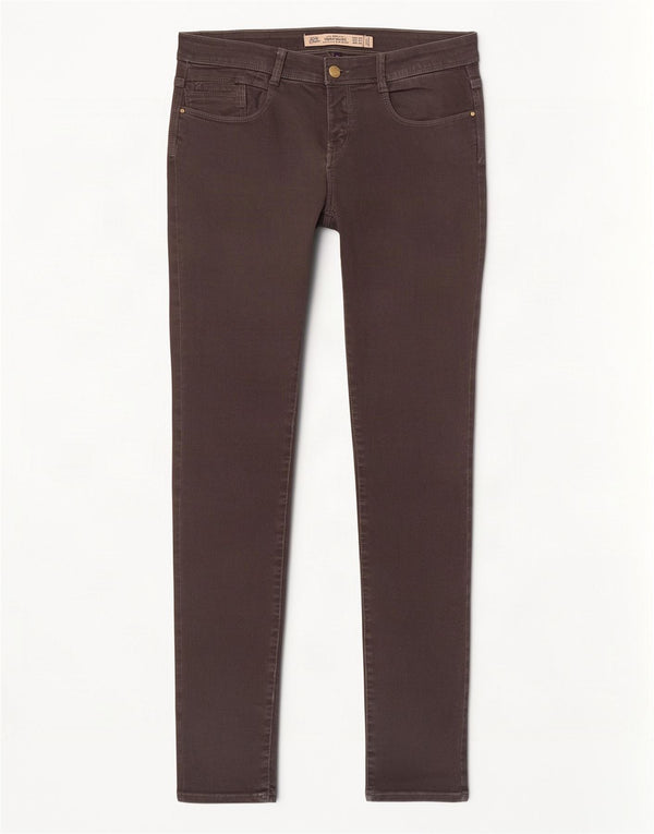 Zara Mujer Trafaluc Slim Jeans EU 38 Small W28 L32 Algodón Gris
