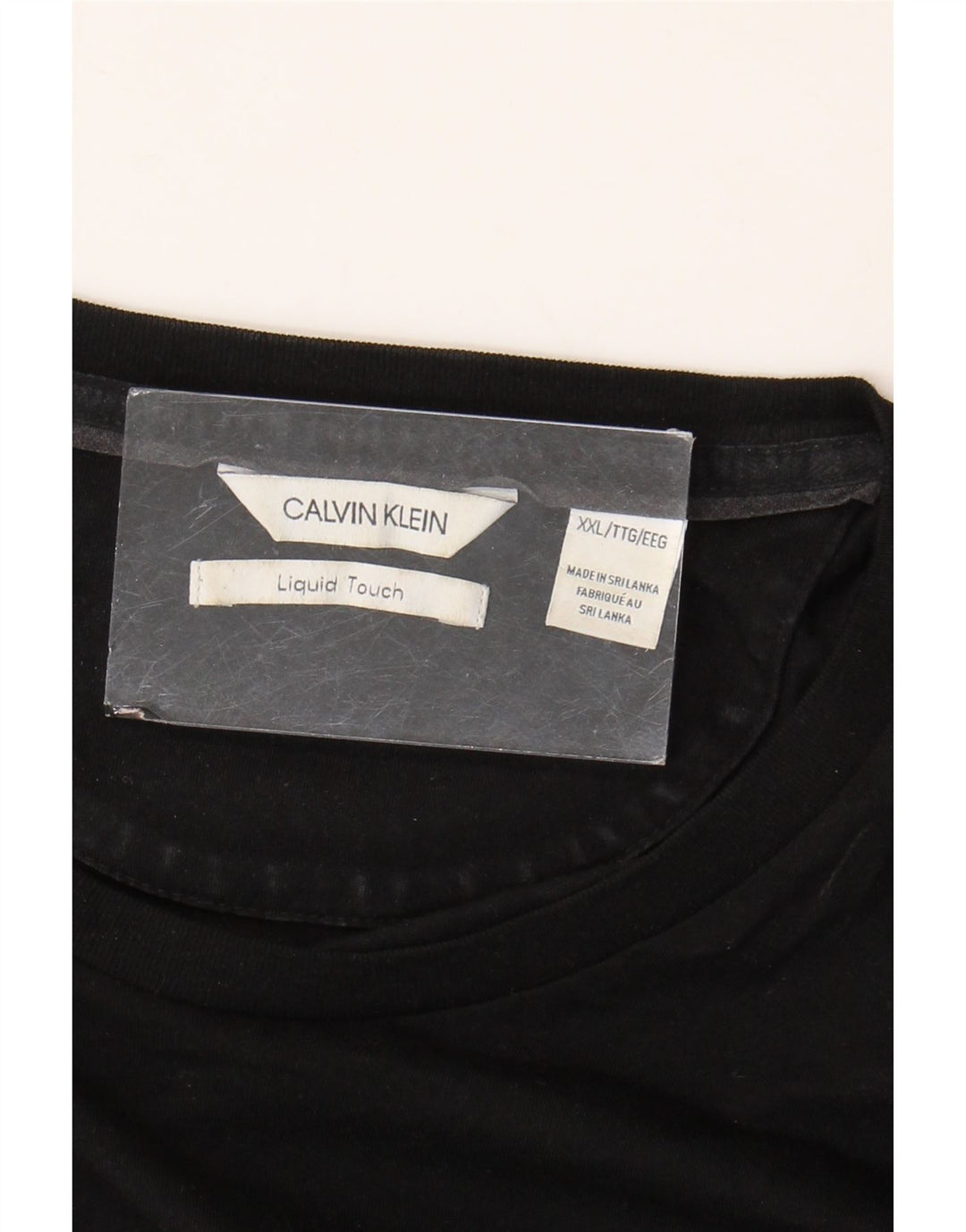 Calvin Klein Camiseta para hombre Top 2XL Negro