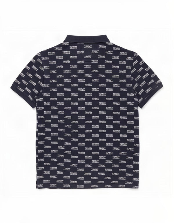 Tommy Hilfiger Polo Gráfico De Corte Regular Para Hombre XL Algodón Azul Marino