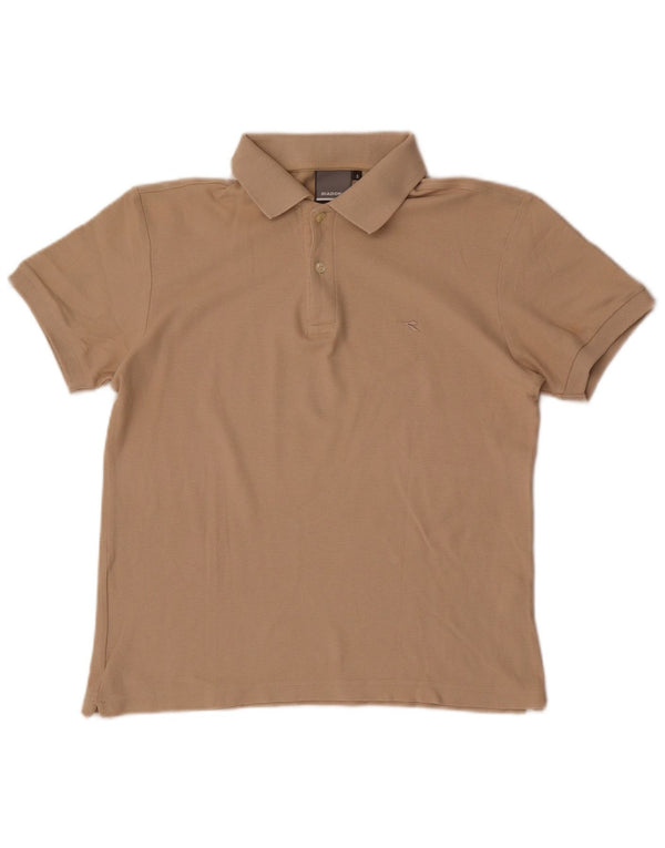 Diadora Polo Hombre Small Beige Algodón