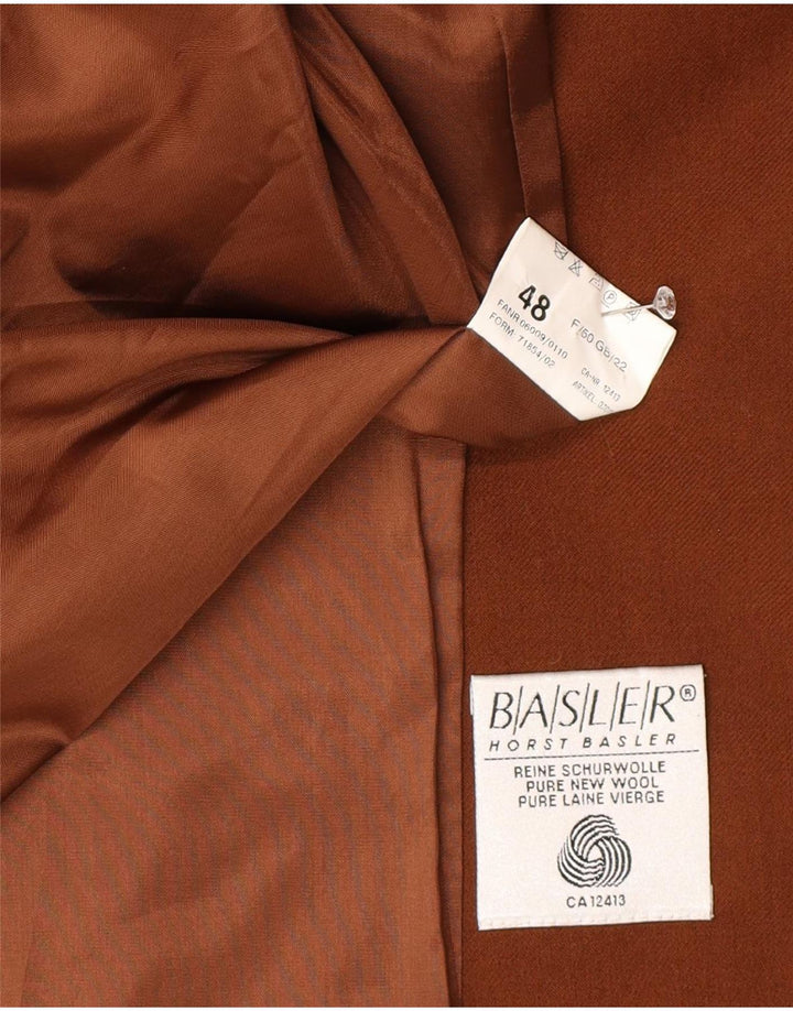 Basler Chaqueta Blazer de 2 Botones para Mujer EU 48 2XL Algodón Marrón
