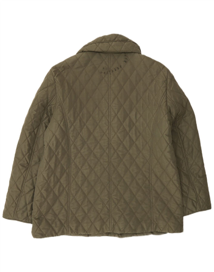 Marks & Spencer Chaqueta acolchada para mujer UK 46 Grande Poliéster verde