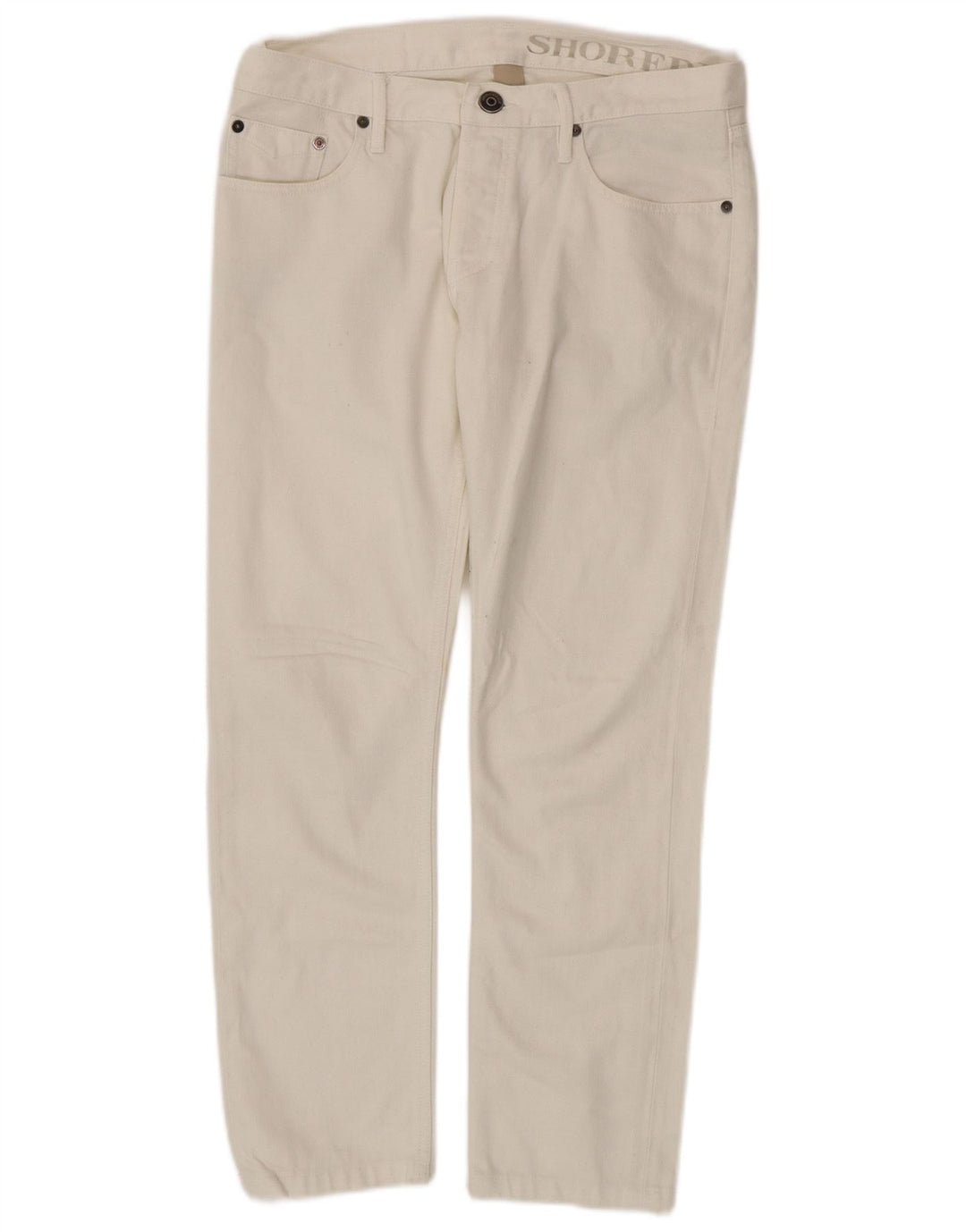 Vaqueros ajustados Burberry para hombre W31 L28 Algodón blanco