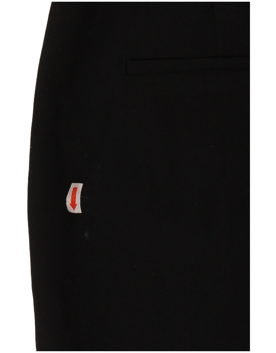 ZARA Mujer Pantalón Casual Bootcut Grande Poliéster Negro