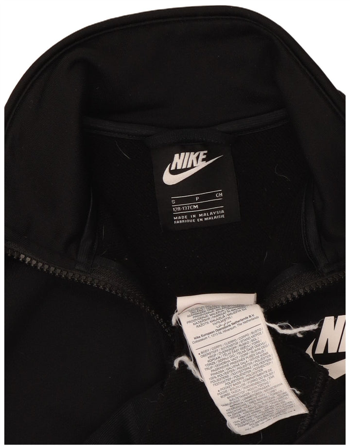 Nike - Chaqueta de chándal para niño, 8-9 años, pequeña, color negro, poliéster