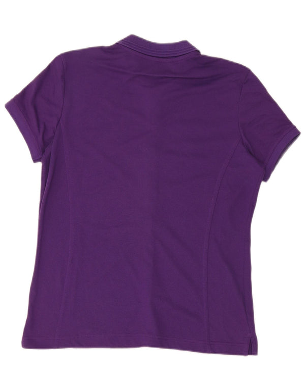 Champion Blusa de Manga Corta Easy Fit para Mujer UK 46 Grande Púrpura