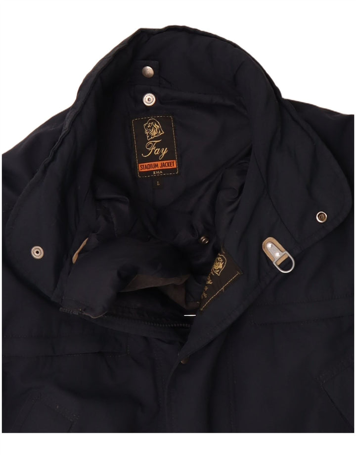 Fay Mens Ema Utility Jacket UK 40 Grande Azul Marino
