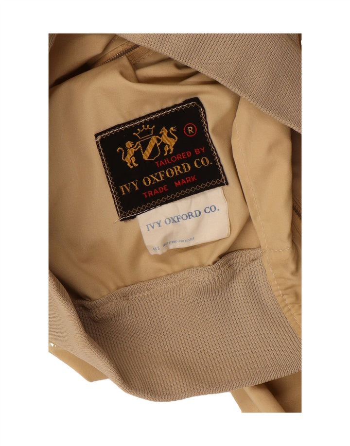 IVY OXFORD Boys Bomber Jacket 11-12 Years Beige Vintage Ivy Oxford and Second-Hand Ivy Oxford from Messina Hembry 