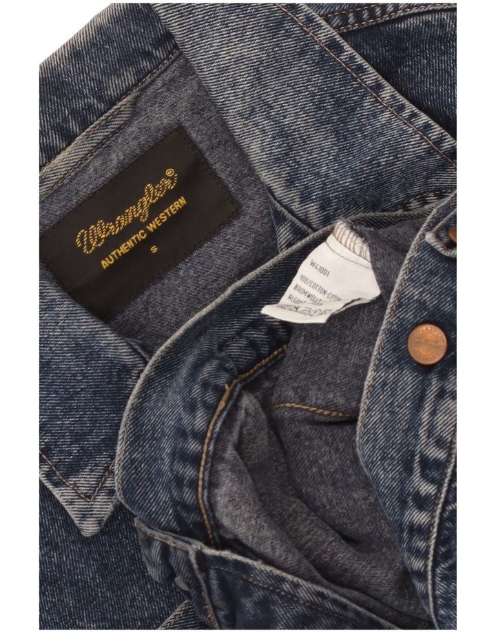 Wrangler Chaqueta vaquera para hombre UK 36 Small Azul Algodón