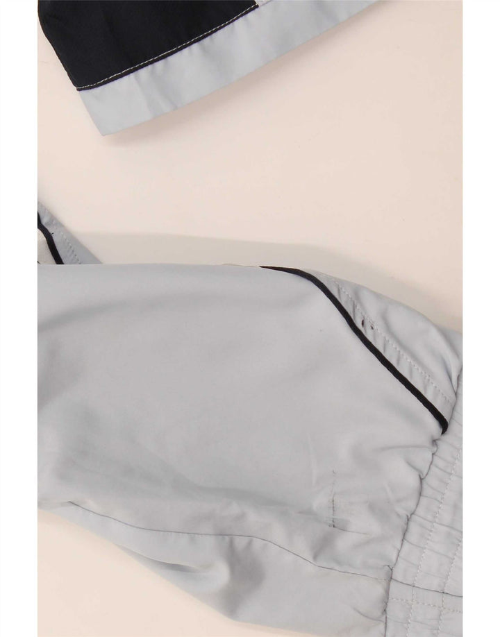 Chaqueta superior de chándal Adidas para hombre Azul medio Poliéster con bloques de color