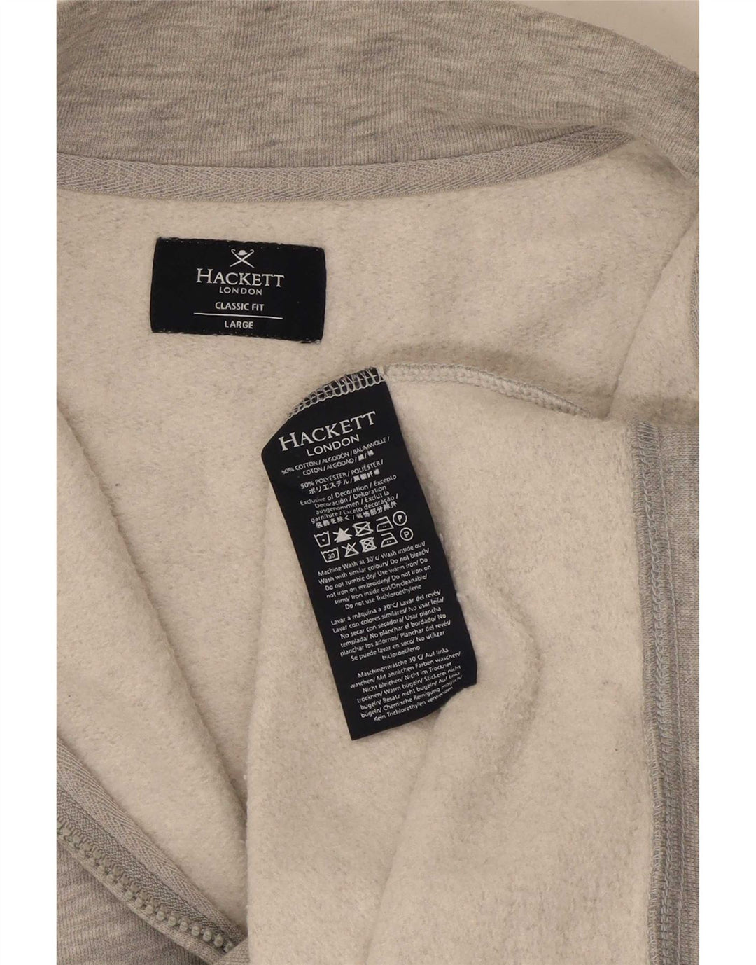 Hackett Sudadera De Corte Clásico Con Cuello Con Cremallera Para Hombre