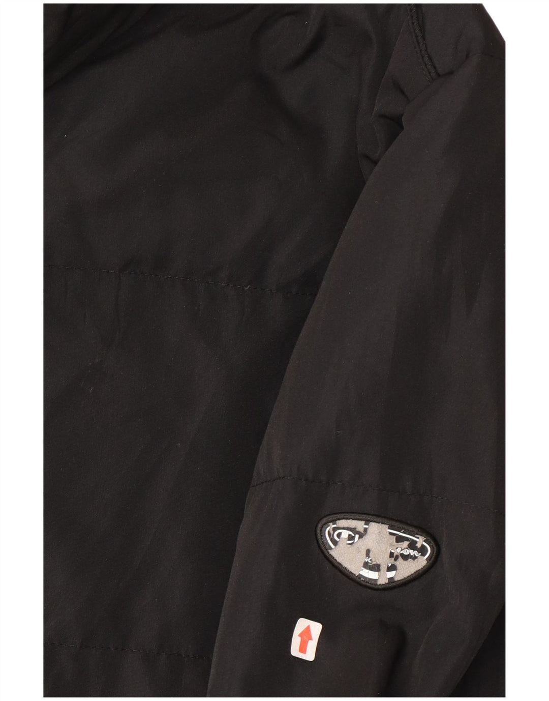 Champion Chaqueta Acolchada Para Mujer UK 46 Grande Poliéster Negro