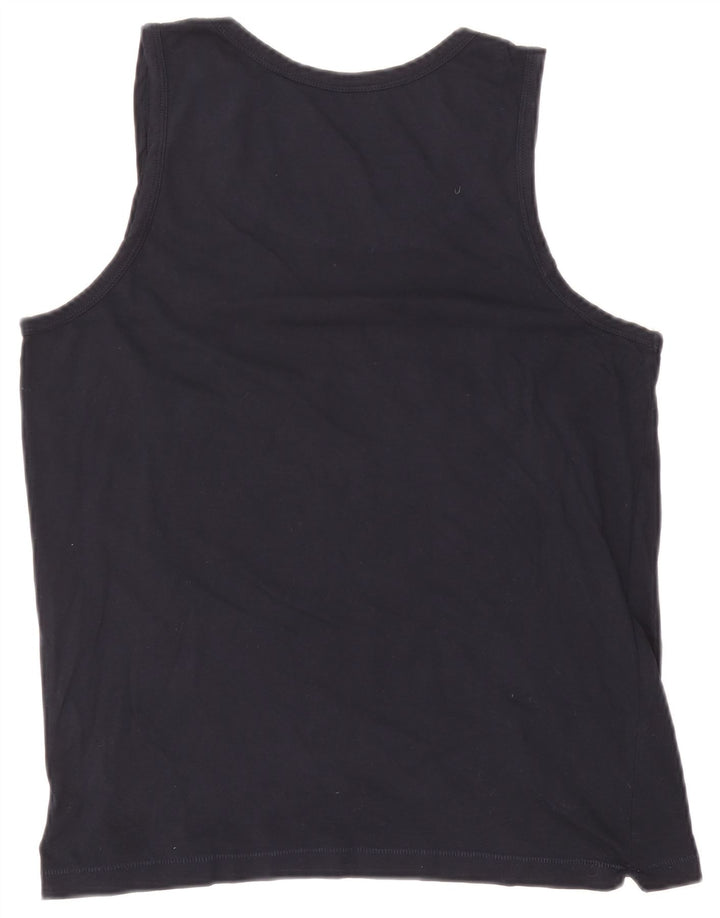 French Connection Camiseta sin mangas para mujer UK 44 Grande Azul marino