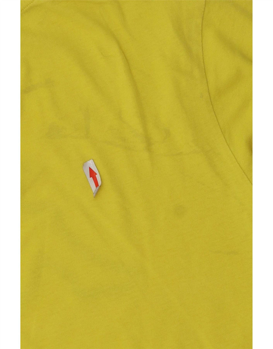 Kappa Hombre Camiseta Gráfica Top Medium Amarillo