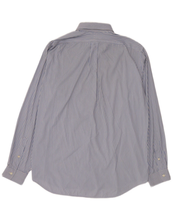 Camisa Ralph Lauren para hombre de nailon a rayas azules grandes