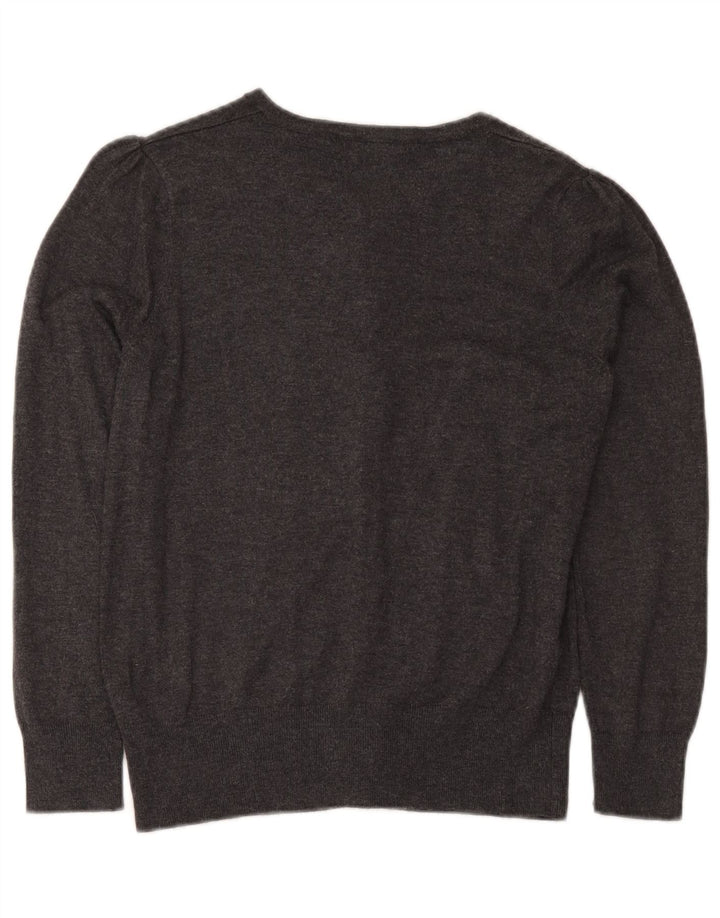 Marks & Spencer Suéter tipo cárdigan para mujer UK 44 Viscosa gris medio