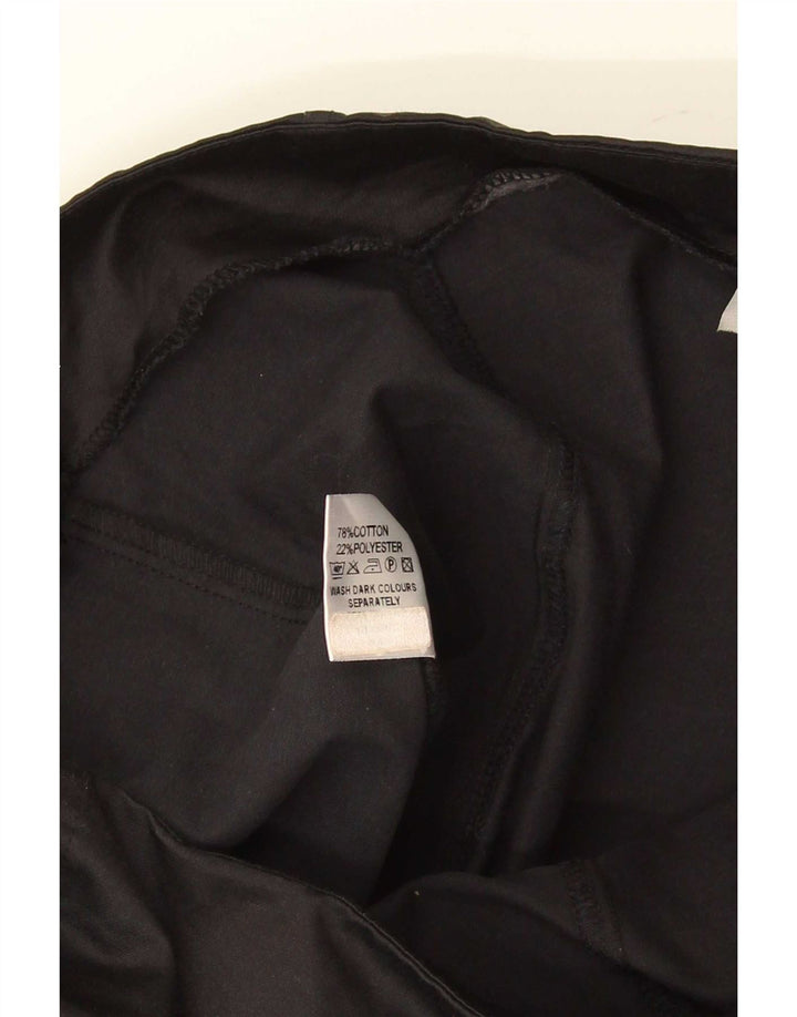 Oasis Top corto sin tirantes para mujer UK 42 Algodón negro mediano