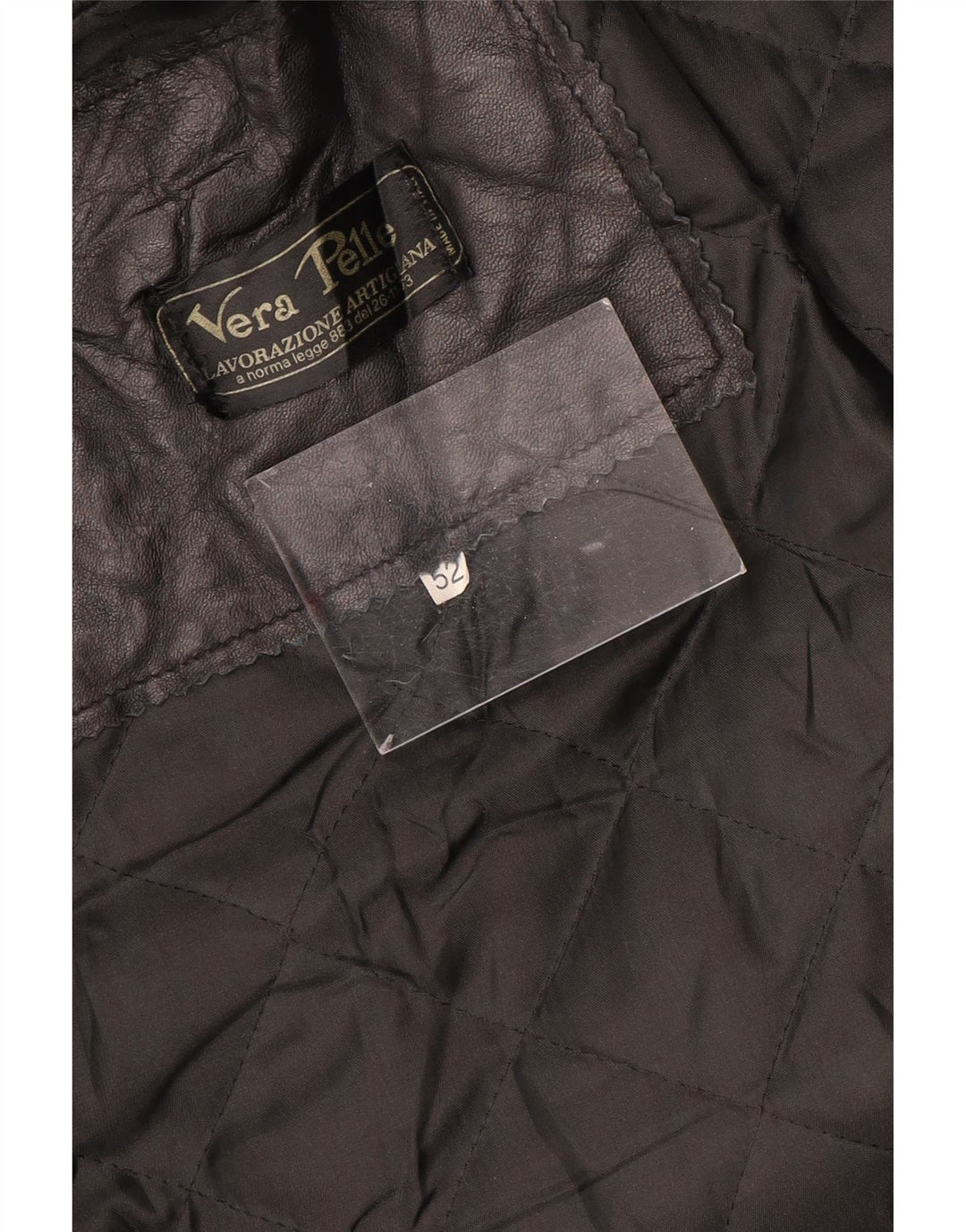 LAVORAZIONE ARTIGIANA Chaqueta de cuero para hombre IT 52 XL Cuero negro