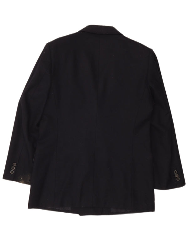 Aquascutum Chaqueta tipo blazer con doble botonadura para hombre UK 36 Small Azul marino