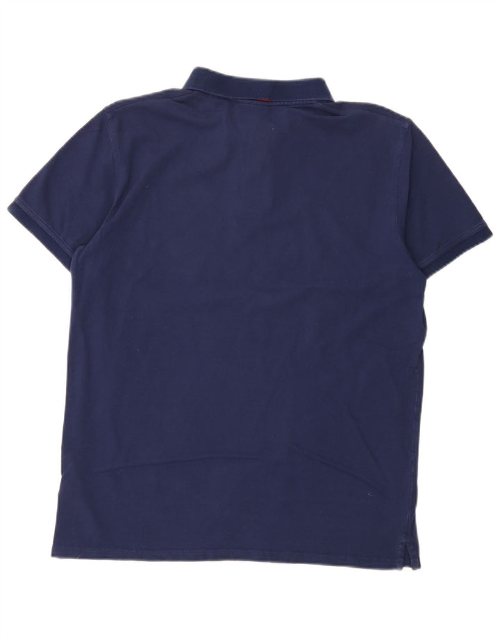 Gant Polo Hombre Azul Marino Medio Algodón
