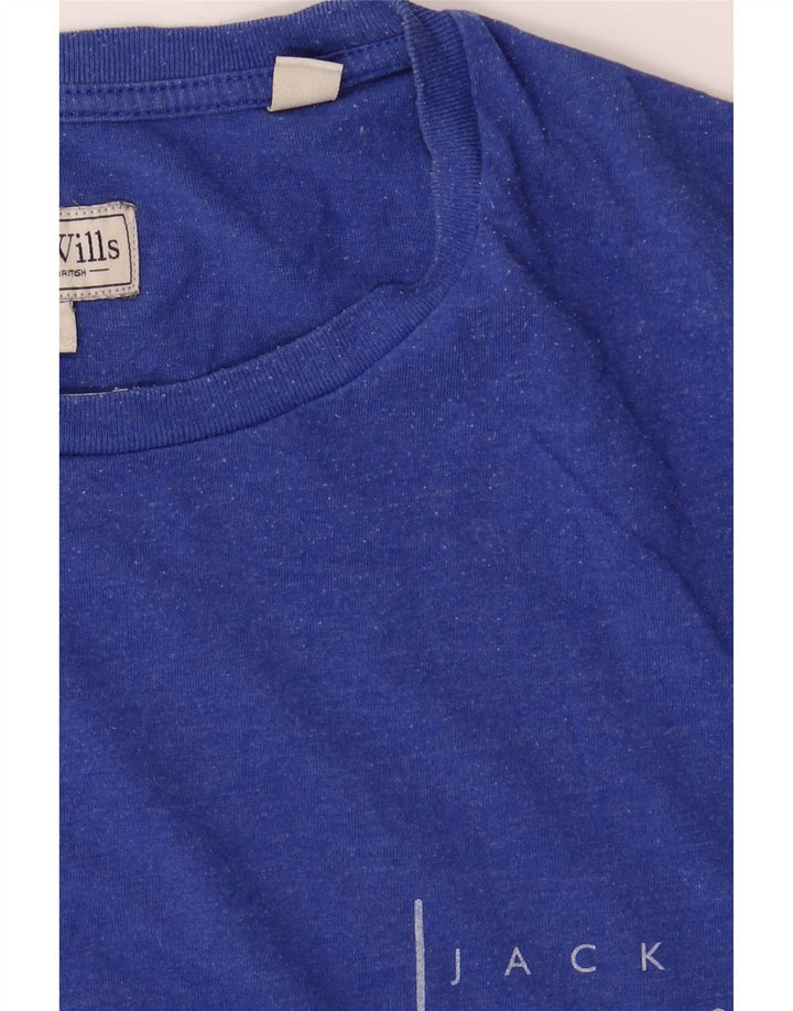 Camiseta Jack Wills Hombre Top Azul Medio Algodón