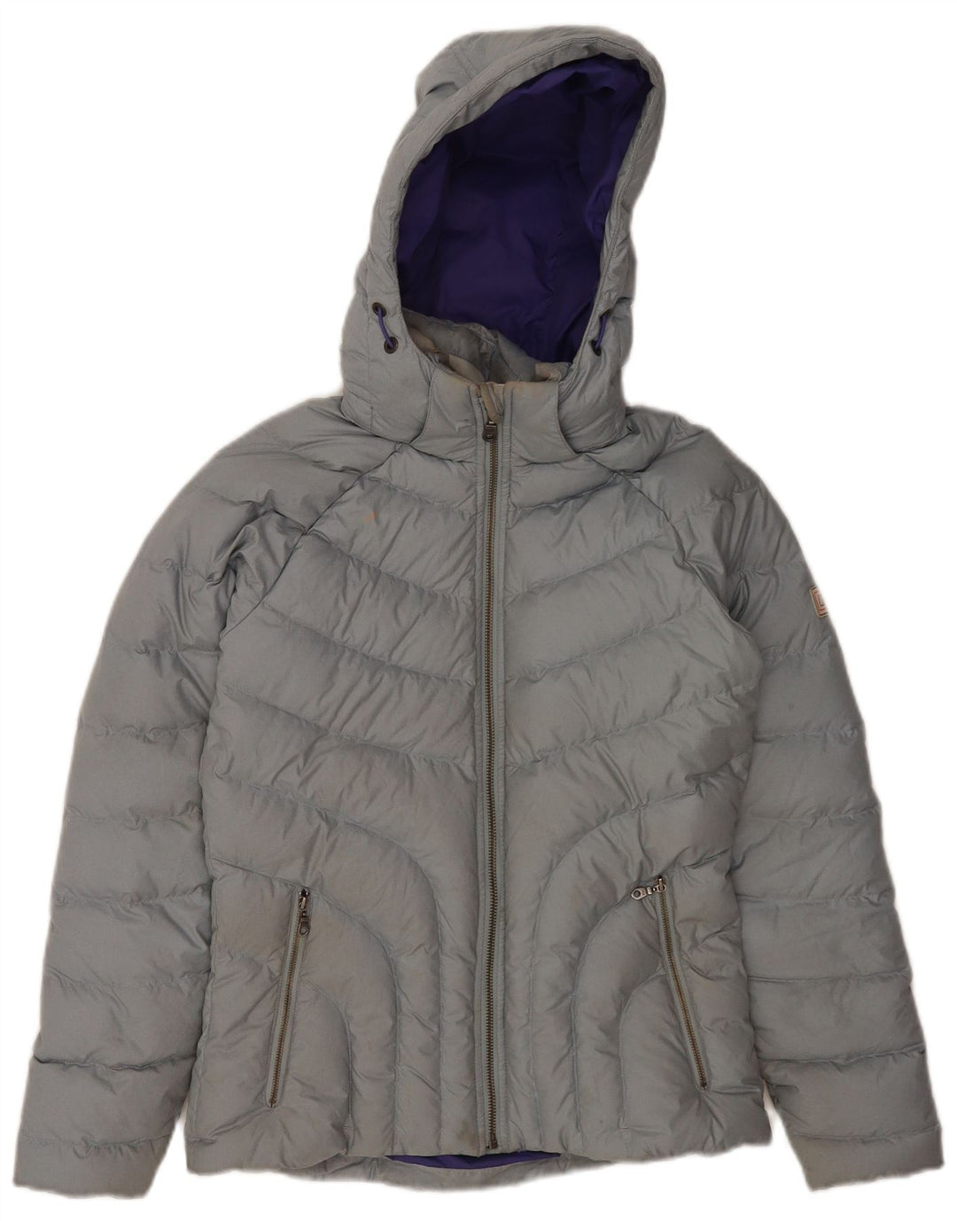 Berghaus Chaqueta acolchada para mujer UK 8 Small Gris Poliéster