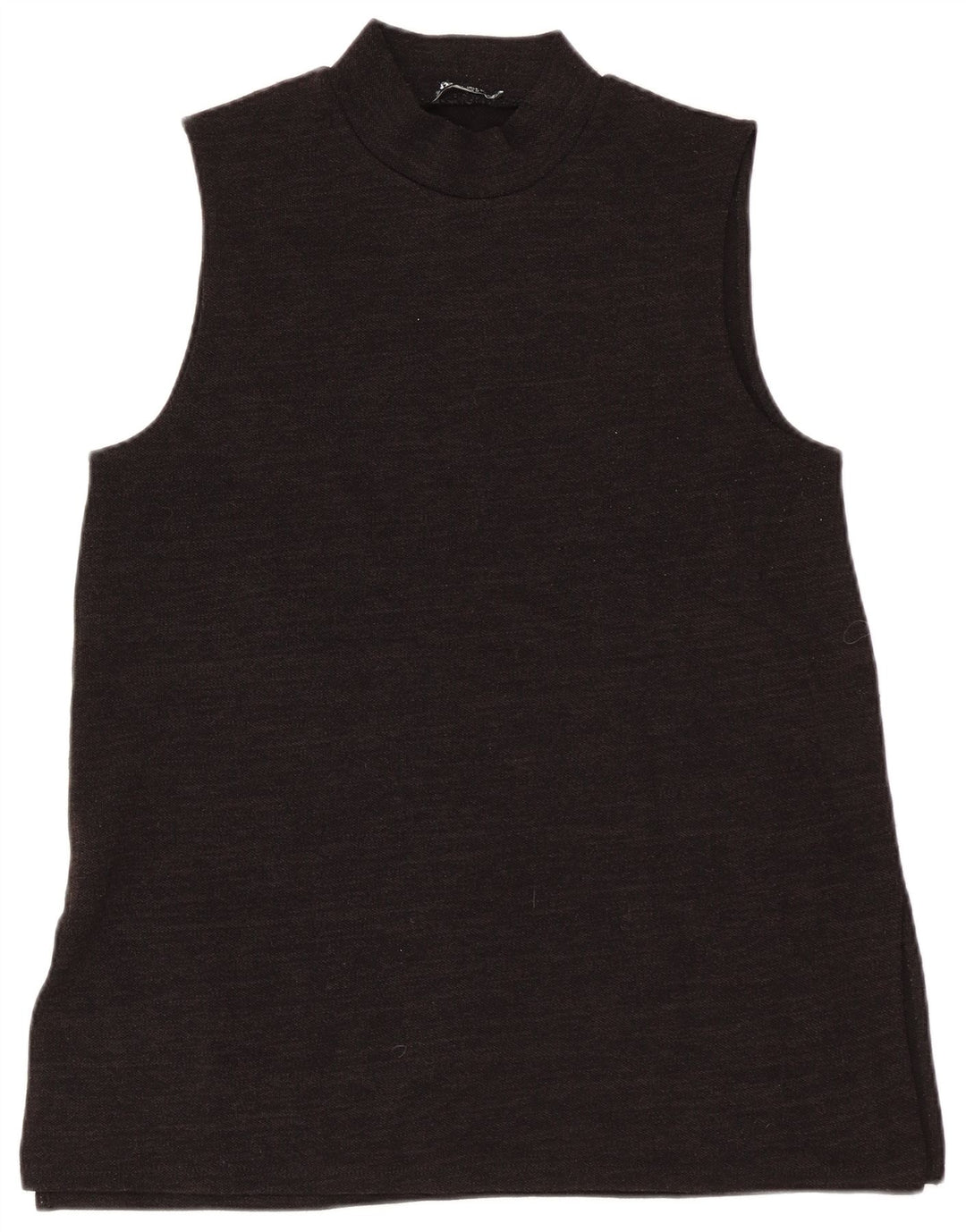 Zara Mujer Chaleco Top Reino Unido 44 Grande Negro Moteado