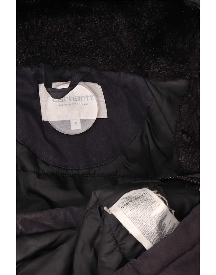 Carhartt Chaqueta cortavientos con capucha para hombre UK 36 Small Poliéster azul marino