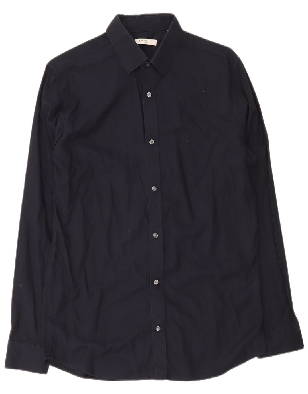 Jack & Jones Mens Premium Shirt Medium Azul Marino Algodón