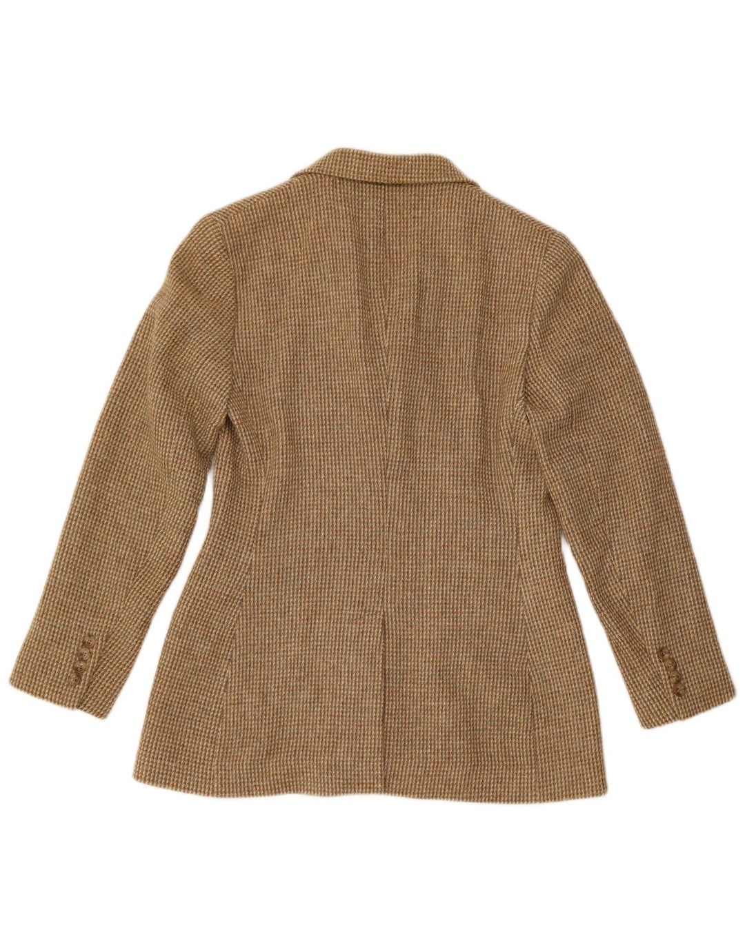 Ralph Lauren Chaqueta Blazer de 3 Botones para Mujer US 10 Large Brown Check