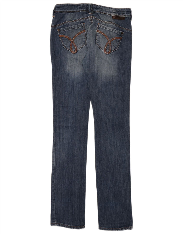 Vaqueros ajustados para mujer Calvin Klein W27 L34 Algodón azul
