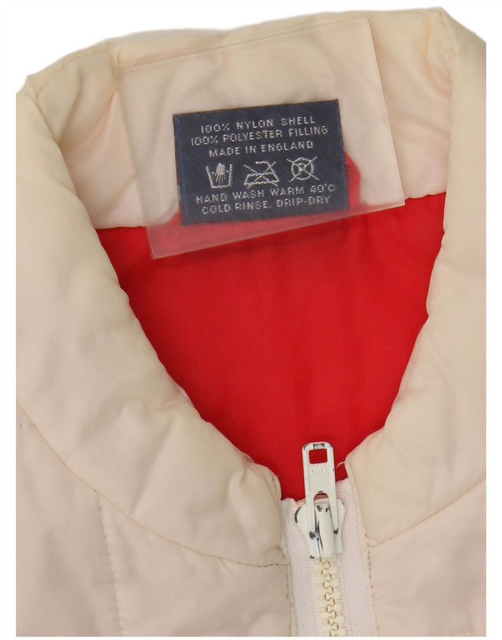 Musto Chaleco acolchado para hombre UK 38 Medium Nylon multicolor con bloques de color