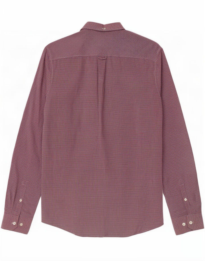 Camisa Ben Sherman para hombre pequeña de algodón a cuadros rojo