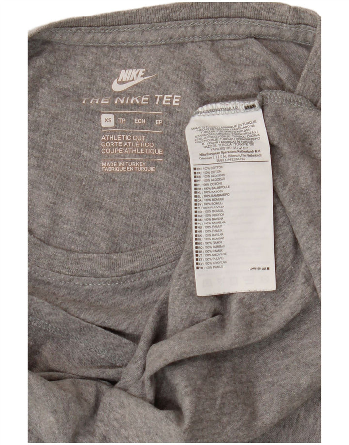 Camiseta Nike Hombre Top XS Gris Algodón