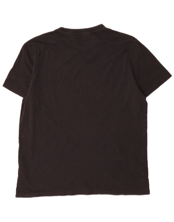 All Saints Camiseta gráfica de ajuste relajado para hombre Top pequeño de algodón negro