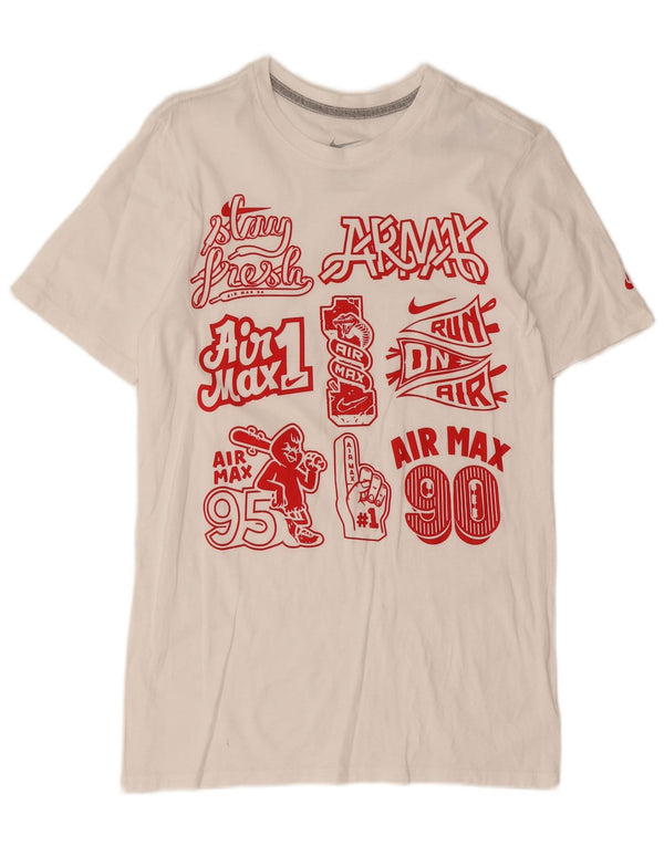 Nike Camiseta con gráfico de corte atlético para hombre XS Blanco
