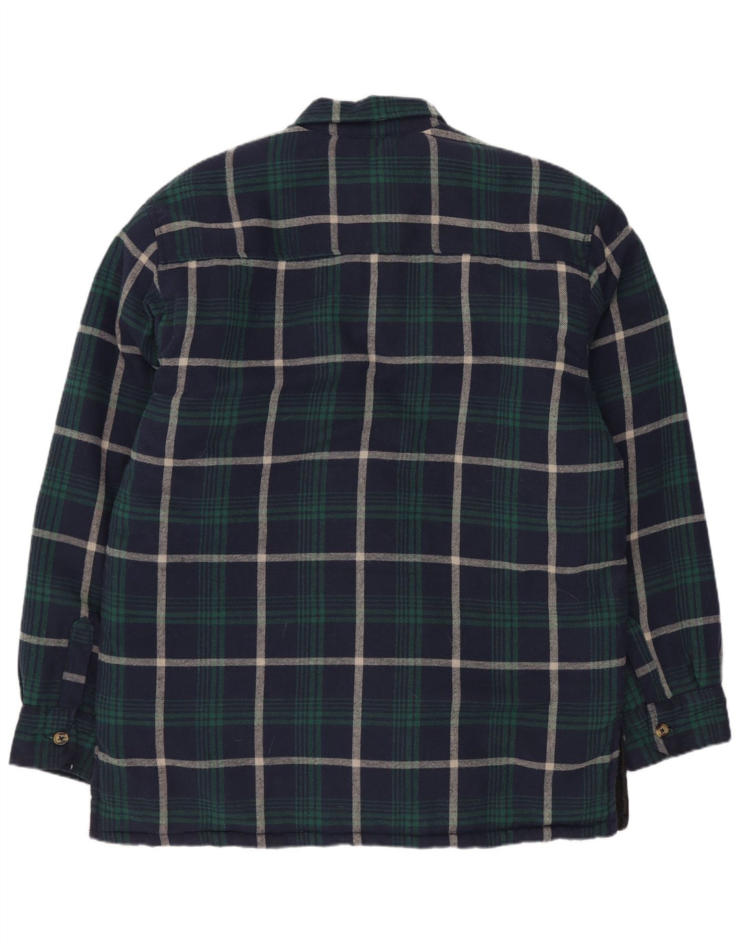 Champion Totnes Camisa de franela de leñador para hombre, talla grande, cuadros azul marino