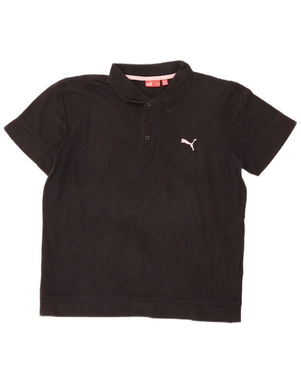 Polo Puma Hombre Algodón Negro Mediano