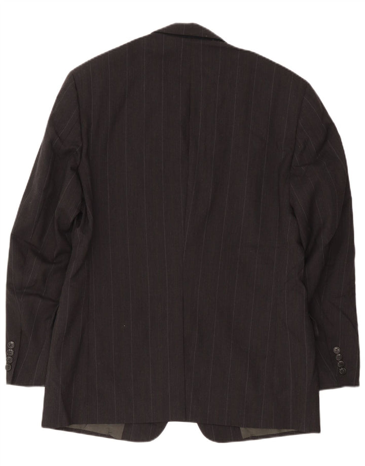 Polo Ralph Lauren Chaqueta tipo blazer de 2 botones para hombre UK 38 Mediana a rayas negras