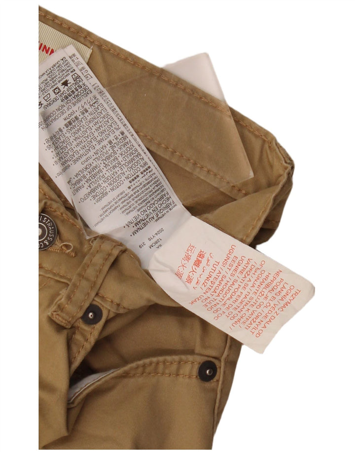 LEVI'S Pantalones casuales ajustados 510 para niños 7-8 años W24 L23 Algodón beige