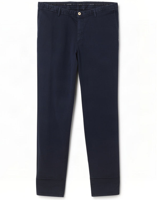 Massimo Dutti Pantalón chino slim fit para hombre EU 50 2XL W40 L32 Azul marino