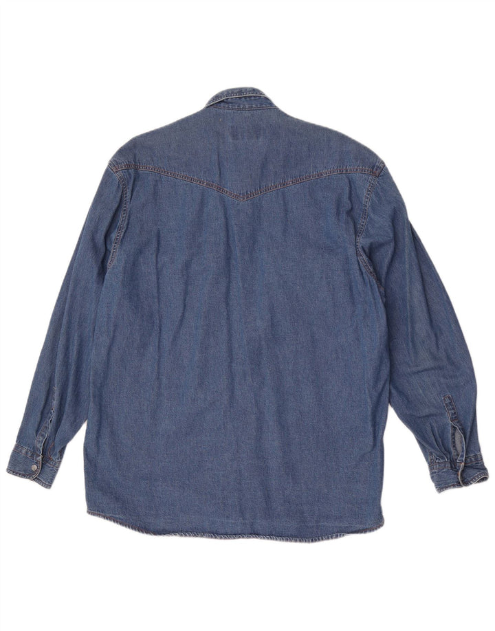 Camisa vaquera para hombre de European Project Algodón azul medio