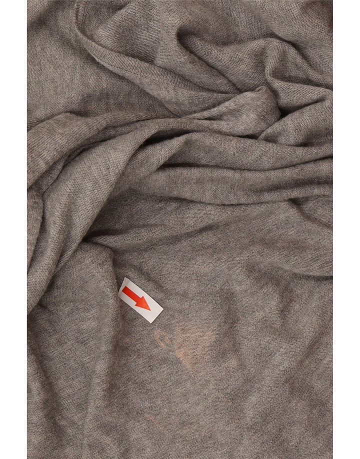 All Saints Jersey extragrande con cuello en V para mujer UK 44 Gris medio
