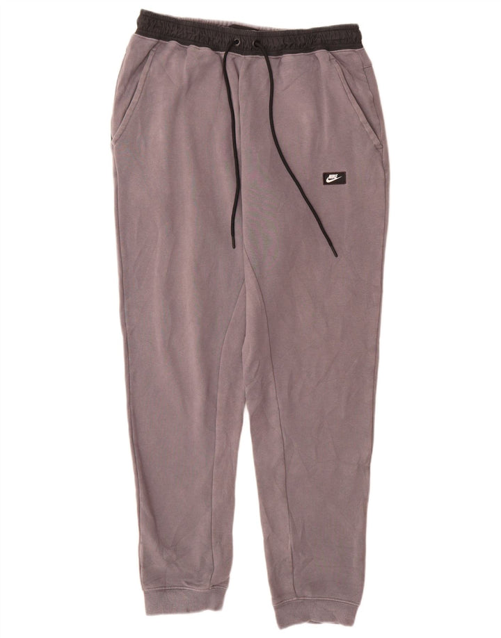 Pantalón De Chándal Nike Hombre Joggers Gris Medio De Algodón Color Block