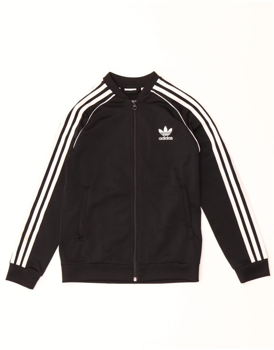 Adidas - Chaqueta de chándal para niña, 10-11 años, color negro