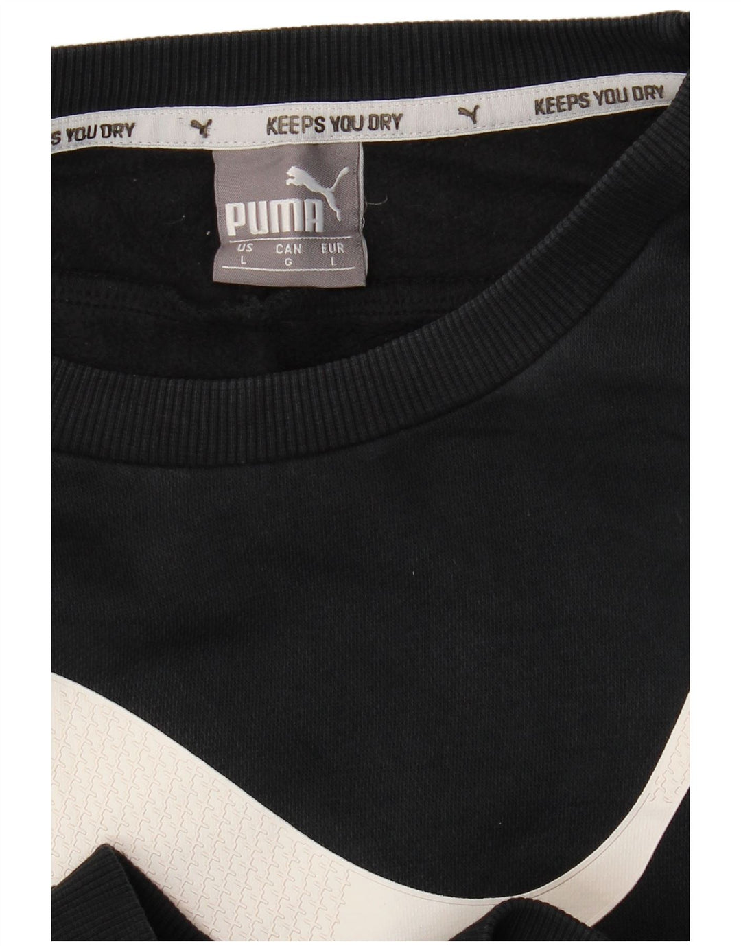 PUMA Sudadera gráfica para hombre Jumper Large Black